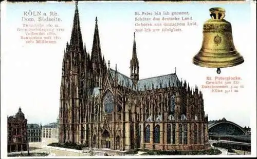 Set von 8 AK , Kölner Dom