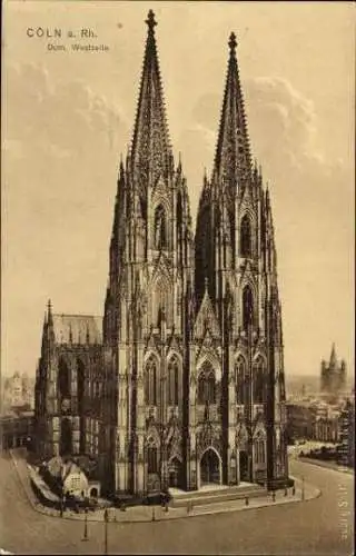 Set von 8 AK , Kölner Dom