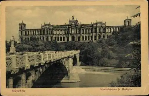 Set von 27 AK München, Marienplatz, Brunnen am Friedensengel etc.