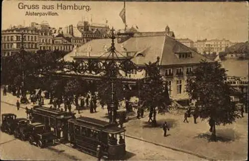 Set von 27 AK Hamburg, verschiedene Ansichten