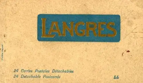 Album mit 24 Ak von Langres Haute Marne