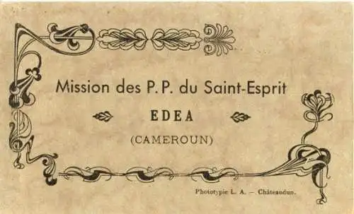 Album mit 10 AK " Mission des P.P. du Saint-Esprit" Cameroun