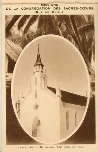 Album mit 10 AK " Missionen der Kongregation der heiligen Herzen ( Quede Picpus)