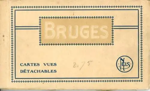 Album mit 20 AK Brugge (Belgium), verschiedene Ansichten