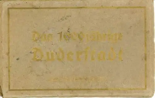 12 AK " Das 1000jährige Duderstadt", diverse Ansichten
