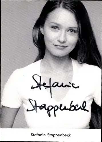 Ak Schauspielerin Stefanie Stappenbeck, Portrait, Autogramm