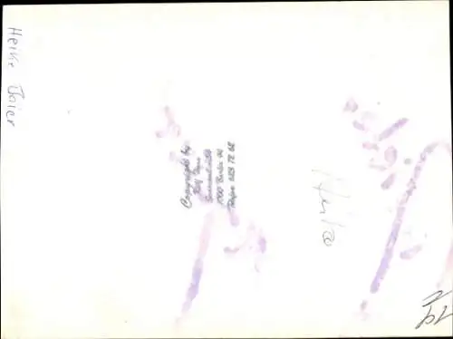 Ak Schauspielerin Heike Baier, Portrait, Autogramm