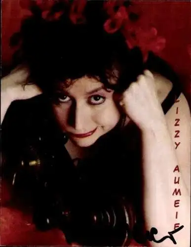 Ak Schauspielerin Lizzy Aumie, Portrait, Autogramm