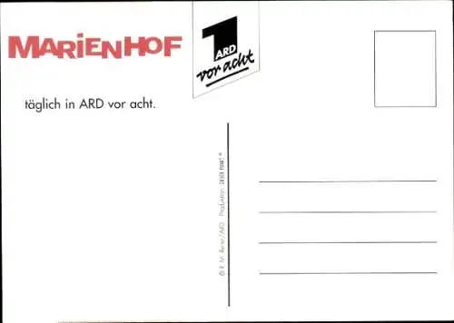 Ak Schauspielerin Olivia Augustinski, Portrait, Serie Marienhof, ARD, Autogramm