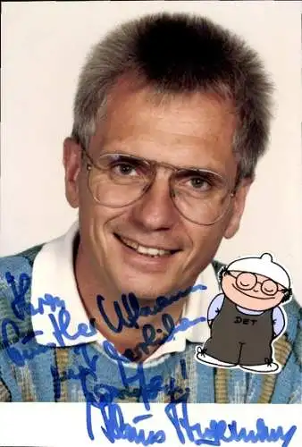 Ak Schauspieler Klaus Angermann, Portrait, Autogramm