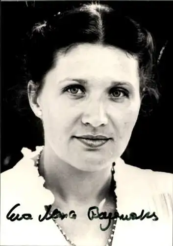 Ak Schauspielerin Eva Maria Bayerwaltes, Portrait,  Autogramm