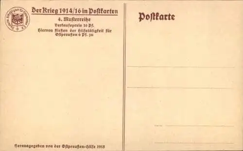 Künstler Ak Bauer, Karl, Generalfeldmarschall Paul von Hindenburg, Portrait