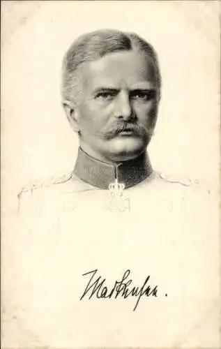 Künstler Ak Generalfeldmarschall August von Mackensen, Portrait