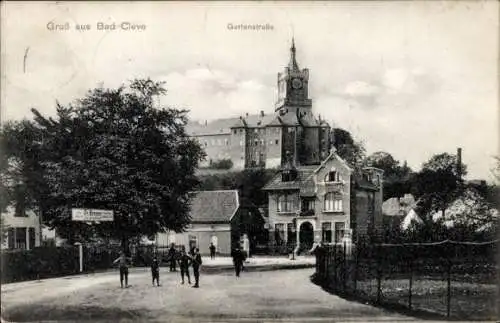 Ak Bad Cleve Kleve am Niederrhein, Gartenstraße, Gasthaus