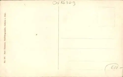 Ak Großbreitenbach in Thüringen, Straßenpartie