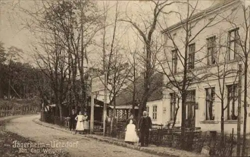 Ak Uetzdorf in der Mark Ützdorf Wandlitz, Gasthaus Jägerheim