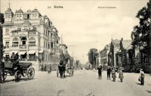 Ak Gotha in Thüringen, Friedrichstraße