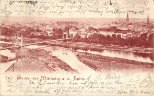 Ak Mülheim an der Ruhr, Gesamtansicht