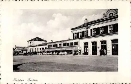 Ak Zutphen Gelderland, Bahnhof