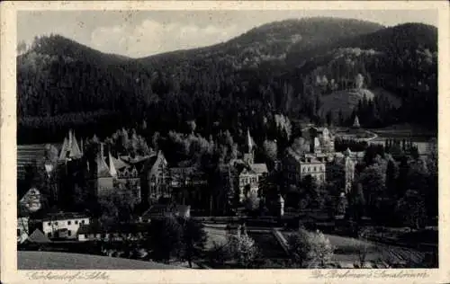 Ak Sokołowsko Görbersdorf Schlesien, Dr. Brehmers Sanatorium