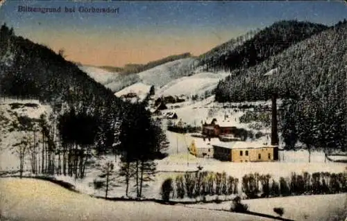 Ak Sokołowsko Görbersdorf Schlesien, Blitzengrund, Winter