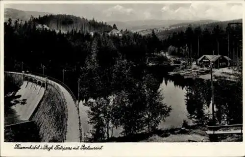 Ak Karpacz Krummhübel Riesengebirge Schlesien, Talsperre, Restaurant