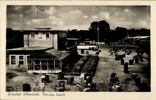 Ak Ostseebad Eckernförde, Strand, Terrasse