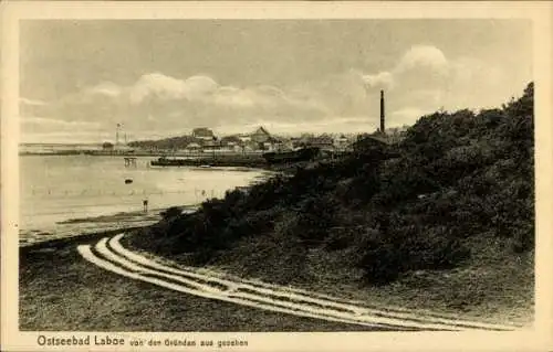 Ak Ostseebad Laboe, von den Gründen aus gesehen