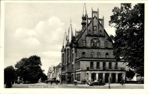 Ak Neumünster in Holstein, Rathaus