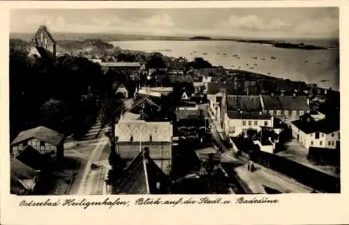 Ak Ostseebad Heiligenhafen in Holstein, Panorama