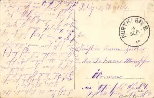 Ak Fürth in Bayern, Stadtpark, Fontäne