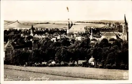 Ak Lwówek Śląski Löwenberg Schlesien, Gesamtansicht, Hospitalberg