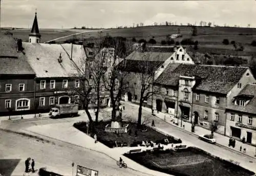 Ak Duszniki Zdrój Bad Reinerz Schlesien,, Marktplatz