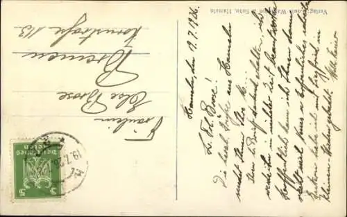 Ak Hameln, Rattenfängerhaus, Eingang