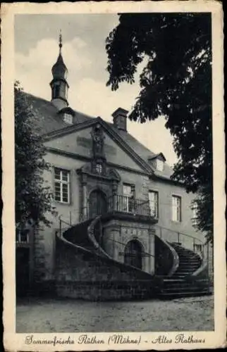 Ak Rüthen in Westfalen, Altes Rathaus