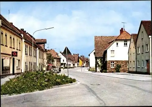 Ak Boffzen an der Oberweser, Straßenpartie