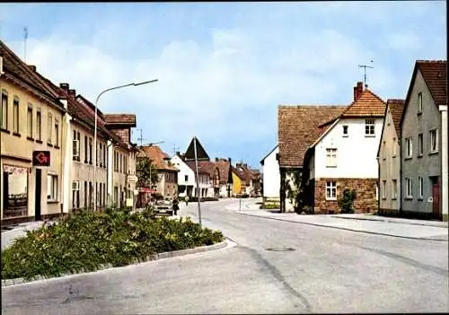 Ak Boffzen an der Oberweser, Straßenpartie