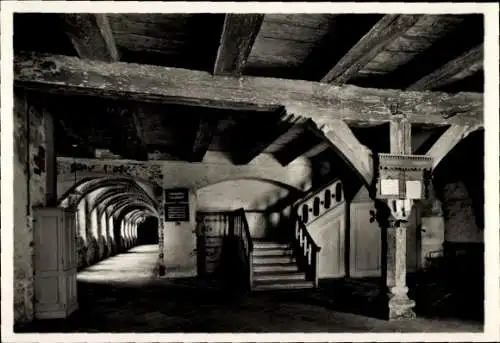 Ak Lüneburg in Niedersachsen, Kloster Lüne, Kreuzgang, Treppe