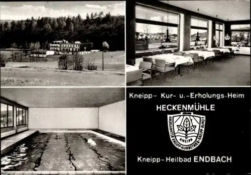 Ak Bad Endbach in Hessen, Erholungsheim Heckenmühle