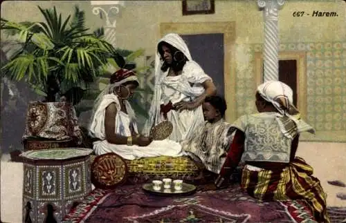 Ak Maghreb, Araber, Harem, Lehnert & Landock 667