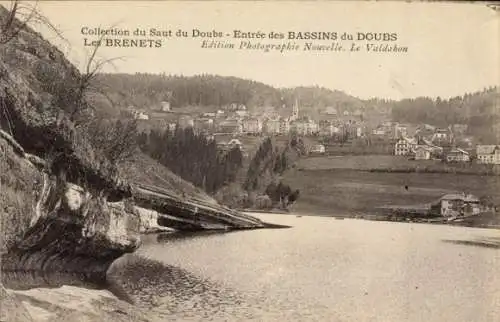 Ak Les Brenets La Cluse et Mijoux Doubs, Panorama