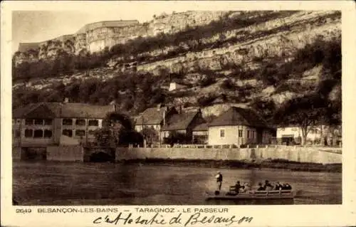 Ak Besançon les Bains Doubs, Taragnoz, Le Passeur