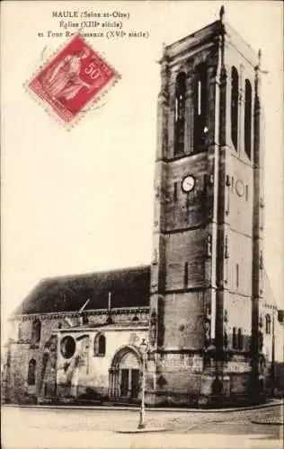 Ak Maule Yvelines, Eglise