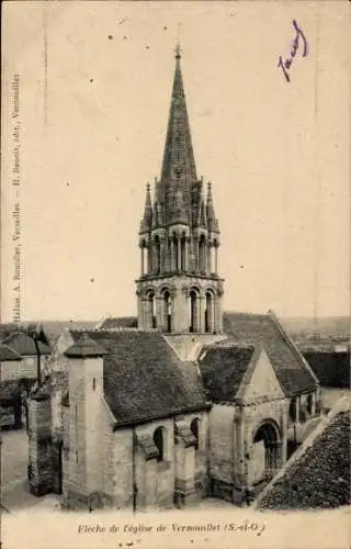 Ak Vernouillet Yvelines, Fleche de l'Eglise