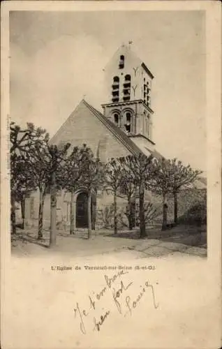 Ak Verneuil sur Seine Yvelines, Eglise