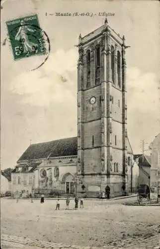 Ak Maule Yvelines, Eglise