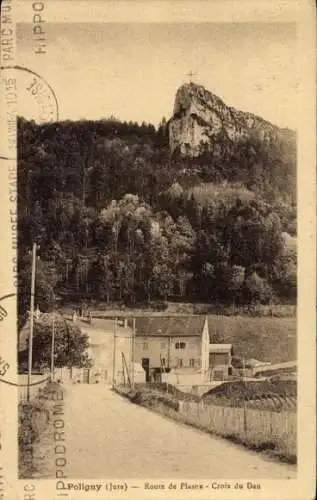 Ak Vaux sur Poligny Jura, Route de Plasne, Croix du Dan