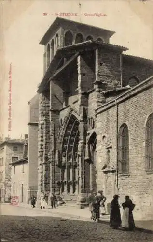 Ak Saint-Etienne Loire, Grand'Eglise