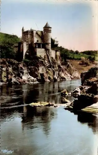 Ak Saint-Priest-la-Roche Loire, Chateau de la Roche