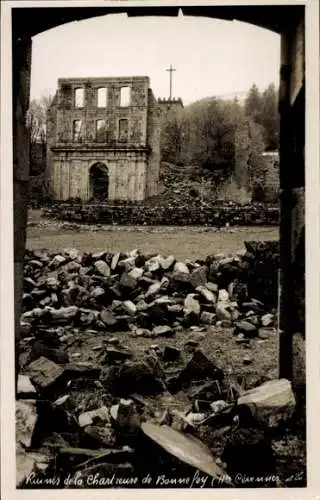 Ak Bonnefoy Haute-Loire, Ruines de la Chartreuse